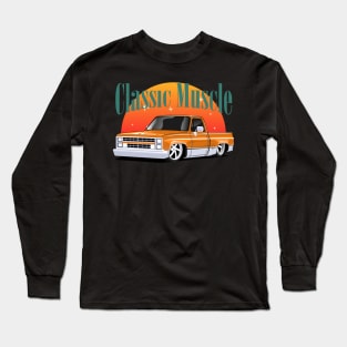 truck chevy classic cars Long Sleeve T-Shirt